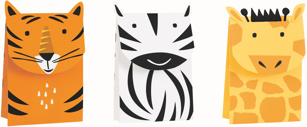 Safari-Themed Value Pack Loot Bags for Effortless Party Setup & Unforgettable Celebrations