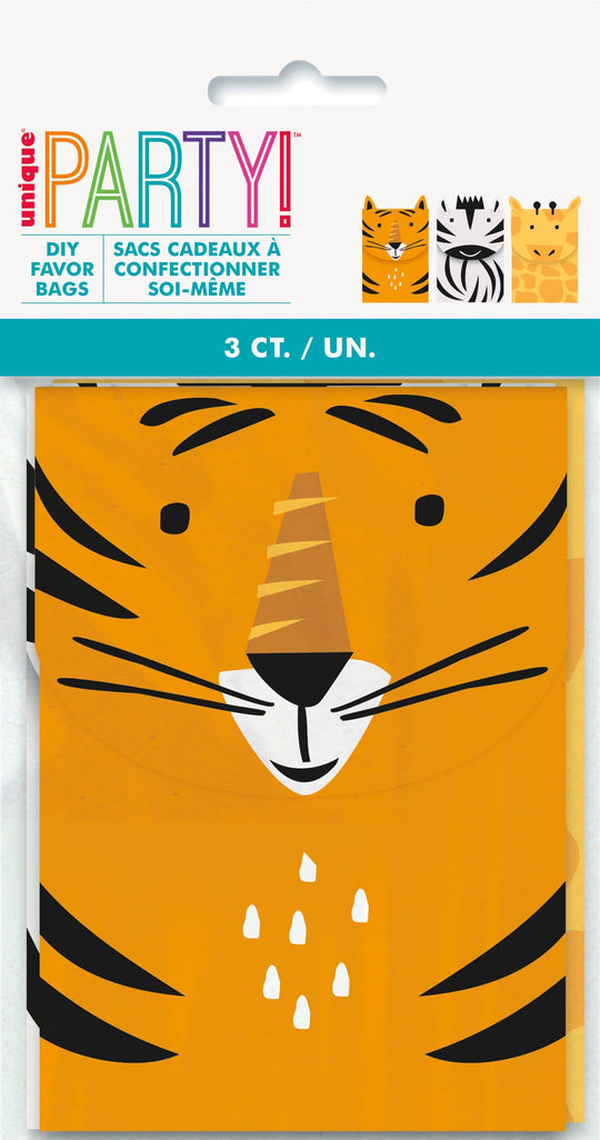 Safari-Themed Value Pack Loot Bags for Effortless Party Setup & Unforgettable Celebrations