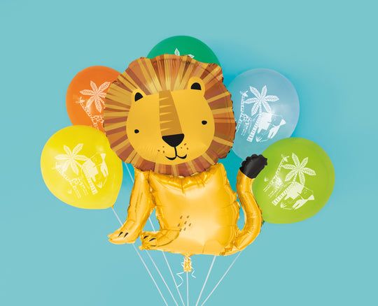 Lion King Party Balloon Bouquet - Easy Setup, Coordinated Theme for Birthday Celebrations - Affordable Party Supplies - Includes 1 Stunning Balloon - Perfect for Everyone!