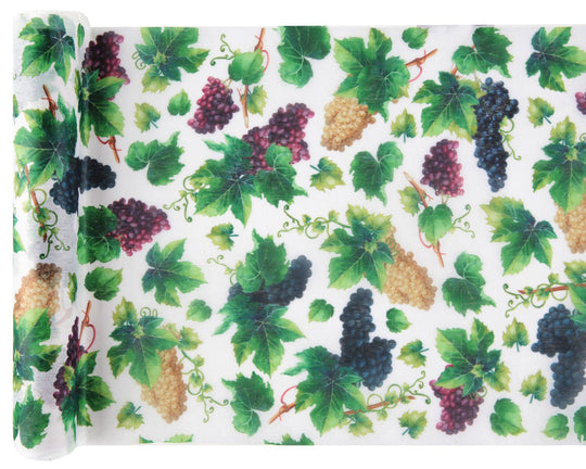 Elevate Party Decor - Vibrant Viticural Table Runner for Trend-Setting Elegance