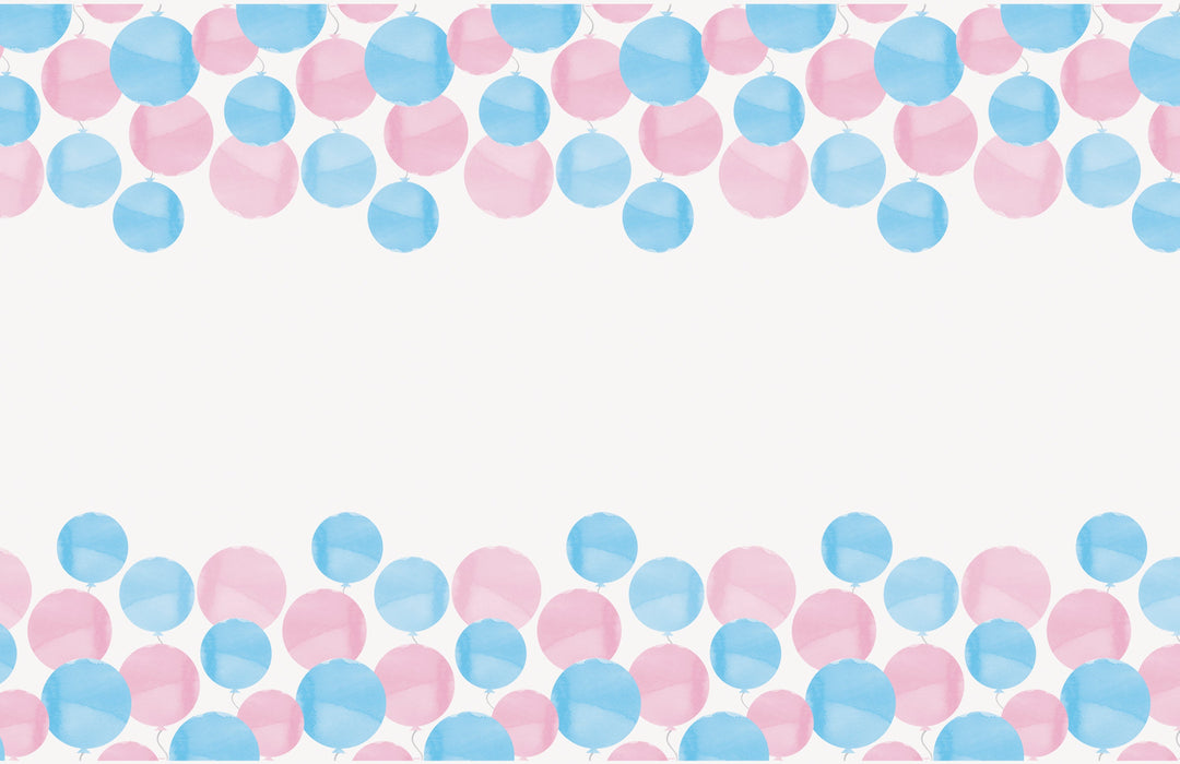 Gender Reveal Tablecloth - Easy Setup, Affordable Coordinated Theme!