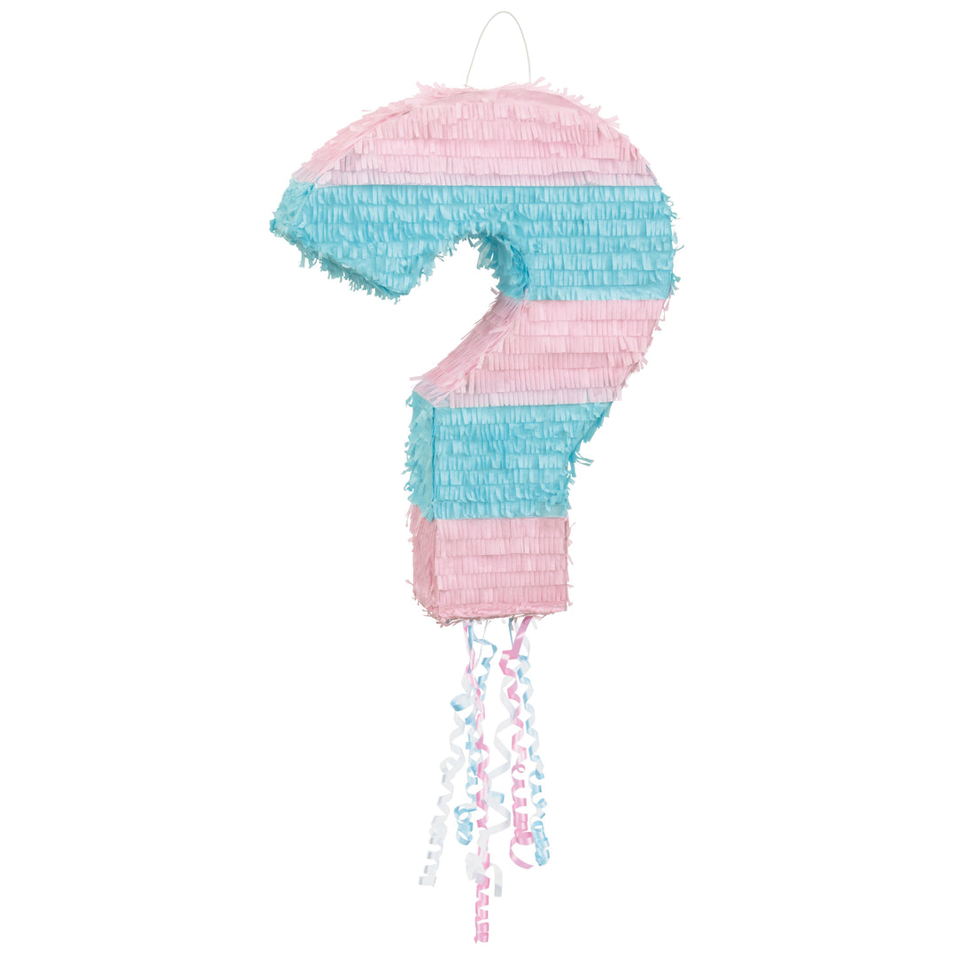 Dévoilez le Secret avec Notre Piñata en Forme de Point d'Interrogation pour Révélation du genre – Parfaite pour la Grande Révélation !
