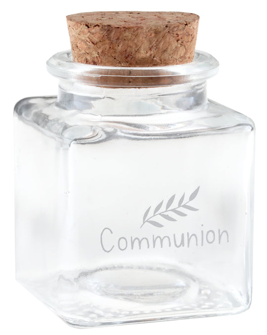 Elevate Your First Communion with Elegant Square Glass Jar for Trend-setting Party Presentation