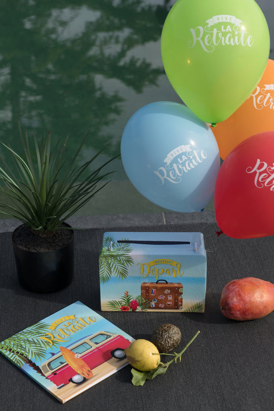 Célébration Chic de la Retraite: Livre d'Invités Multicolore pour un Adieu Mémorable