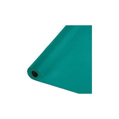 Turquoise Tablecloth Roll, Cut-to-Size for Banquets & Parties