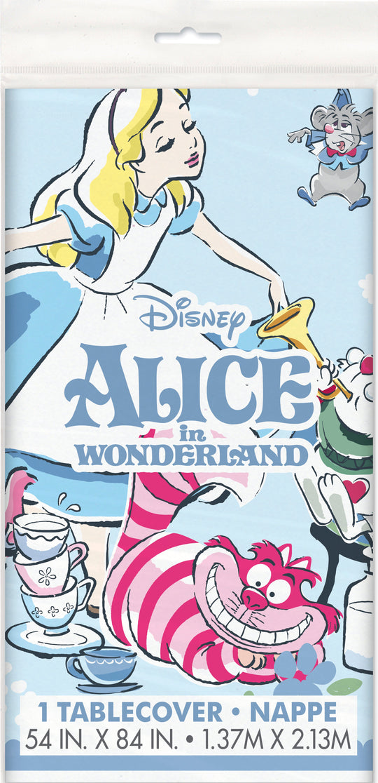 Whimsical Wonderland Tablecover – Dive Down the Party Rabbit Hole!