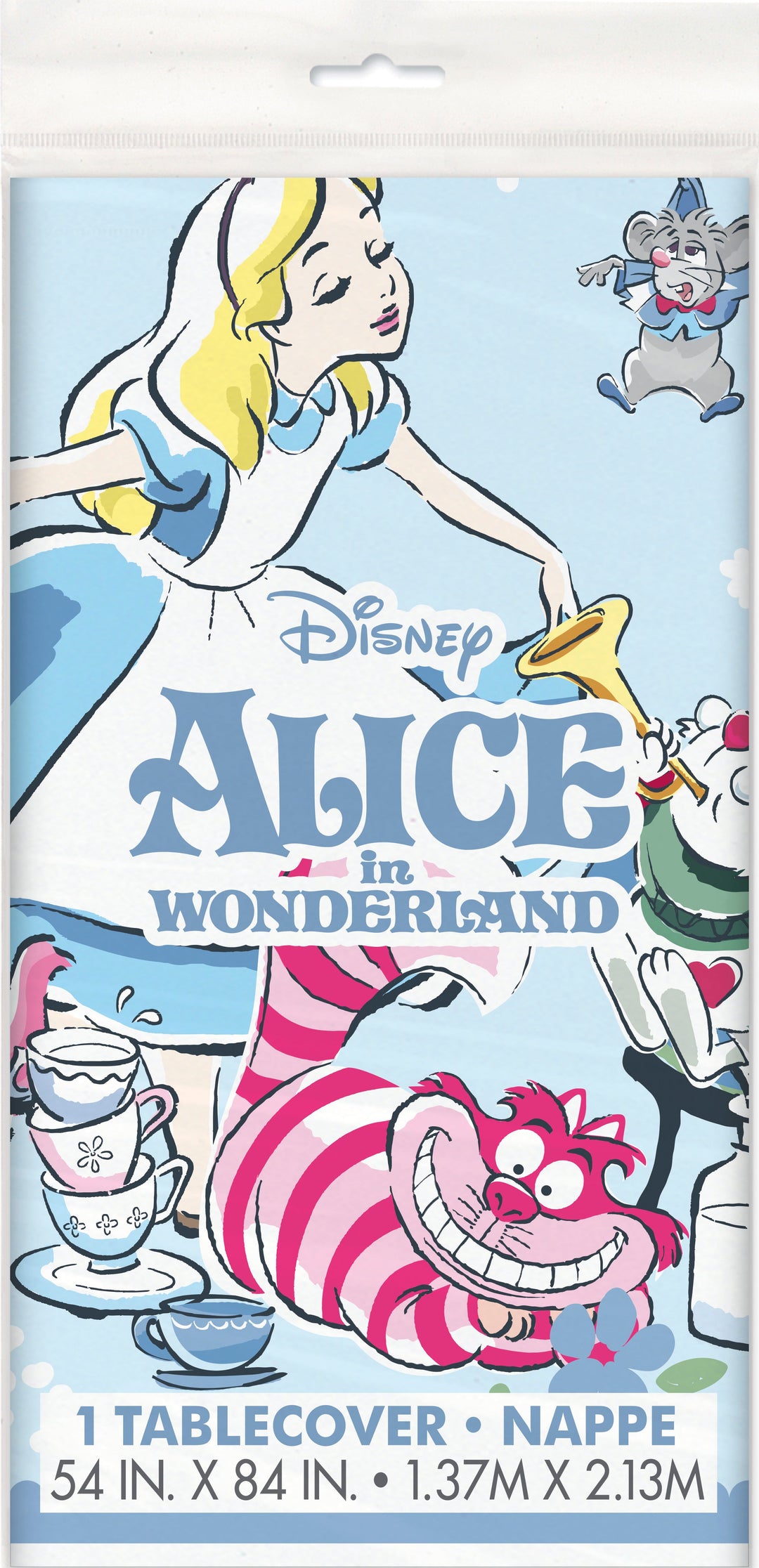 Whimsical Wonderland Tablecover – Dive Down the Party Rabbit Hole!