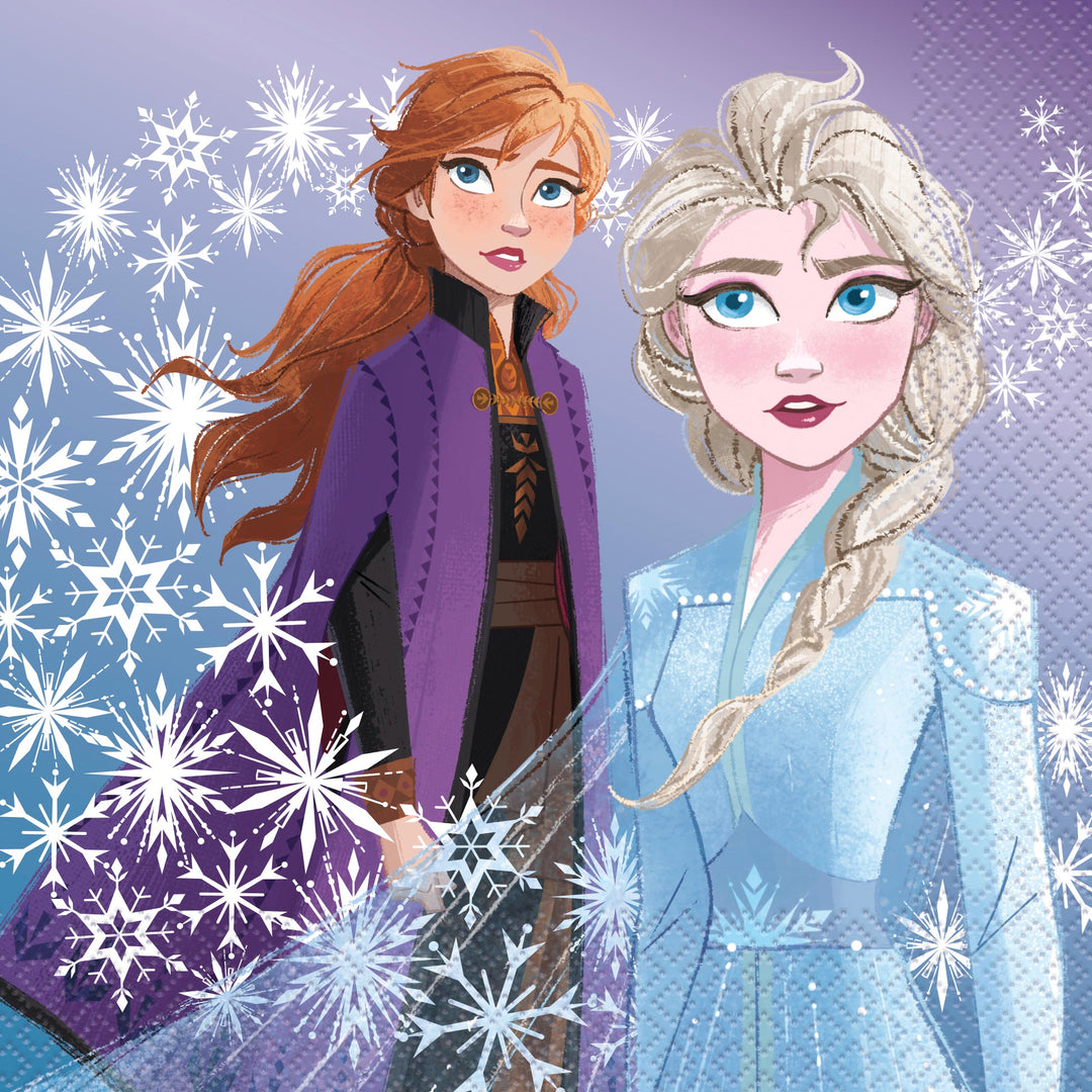 Frozen Themed Party Supply Bundle - Complete Solution for 8 Guests - Official Merchandise