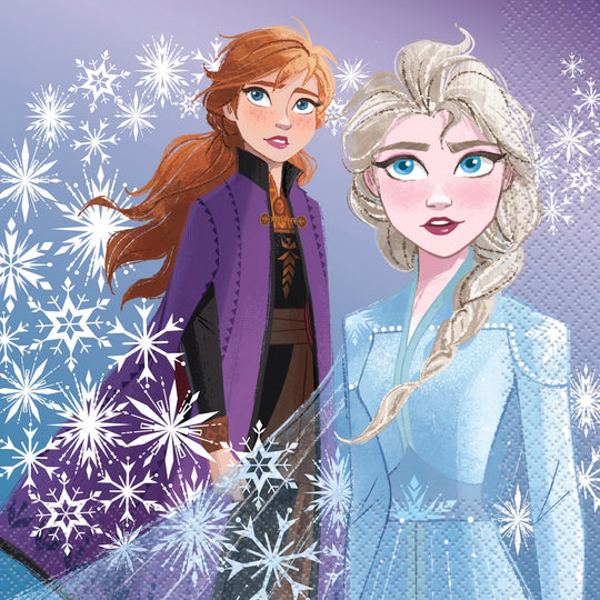 Frozen Themed Party Supply Bundle - Complete Solution for 8 Guests - Official Merchandise