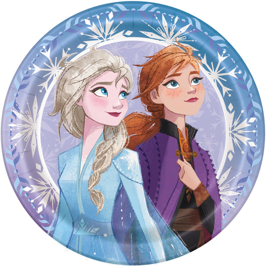 Frozen Themed Party Supply Bundle - Complete Solution for 8 Guests - Official Merchandise