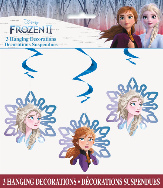 Frozen Hanging Decorations (3-Pack) – Let the Magic Unfold at Your Party!