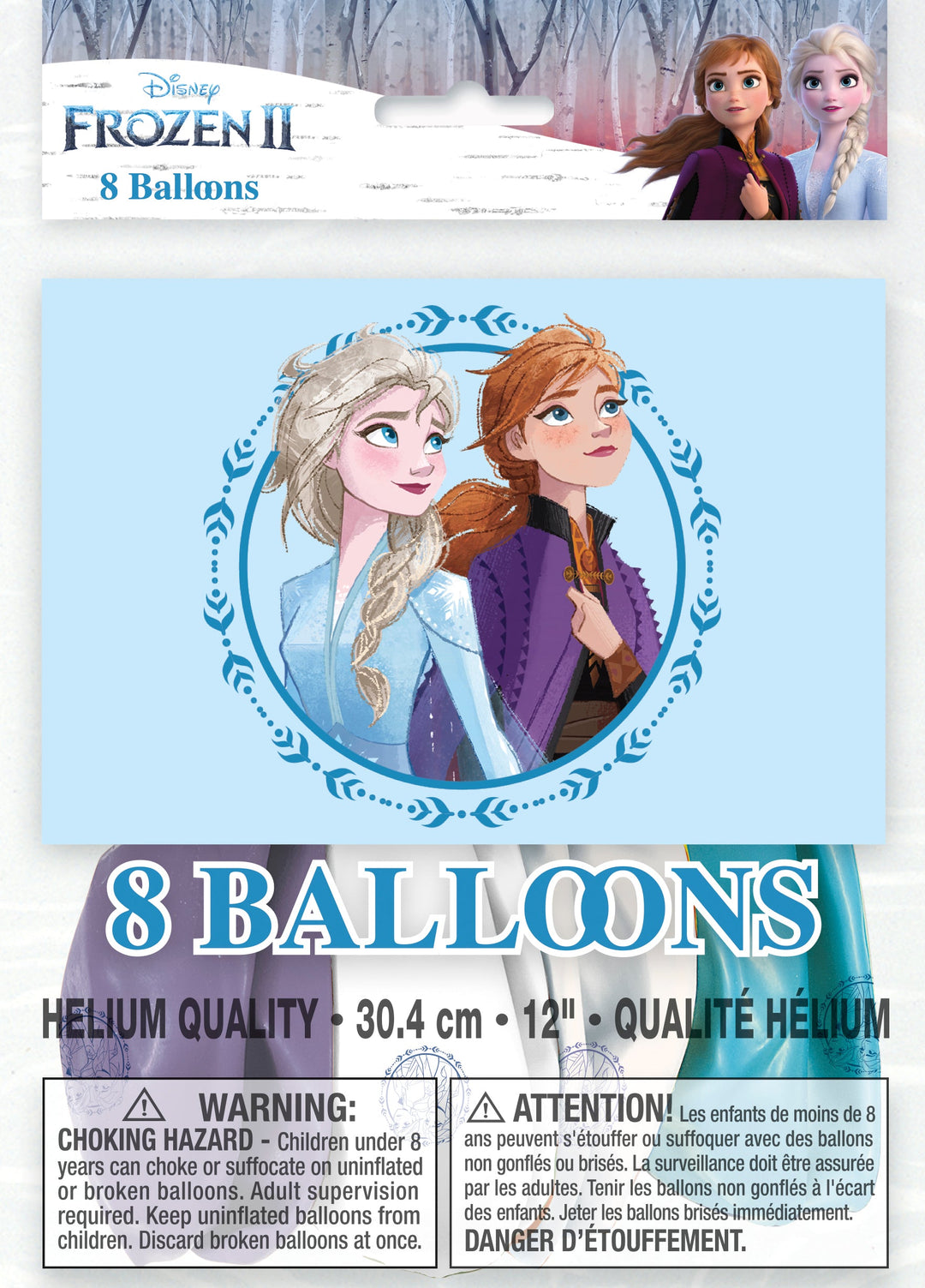 Frozen Party Balloons: Magic of Arendelle Afloat! (Pack of 8)