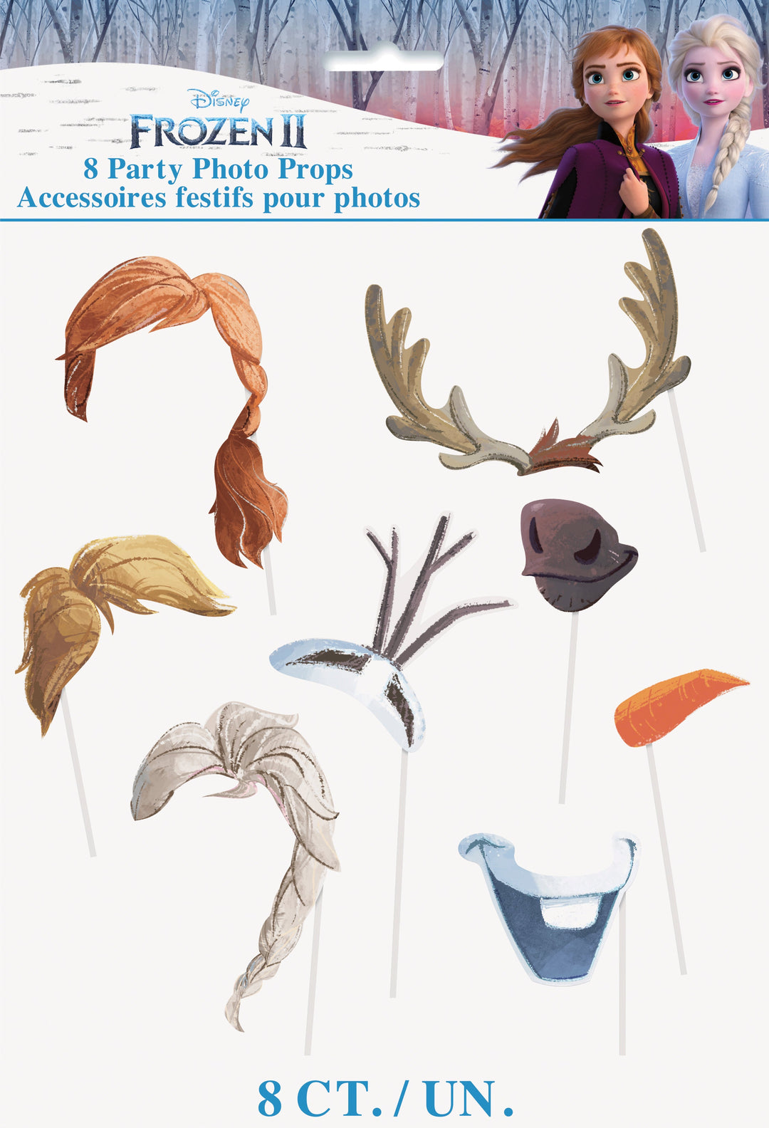 Frozen Adventure Photo Booth Props: Easy Setup, Intensely Themed for Memorable Parties!