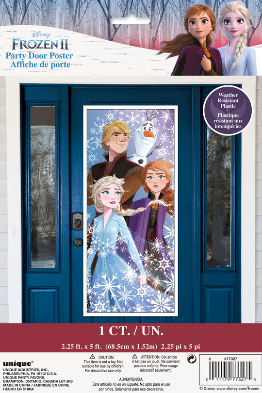 Transform Your Party with Frozen Door Poster - A Magical Addition!