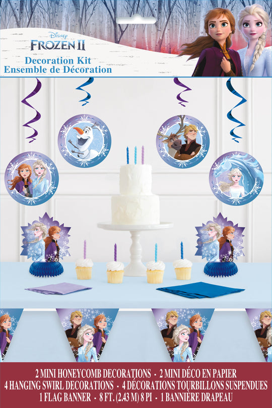 Kit de Décor Enchanteur Frozen - Montage Facile - Éblouissement Abordable pour Anniversaires de Filles Magiques