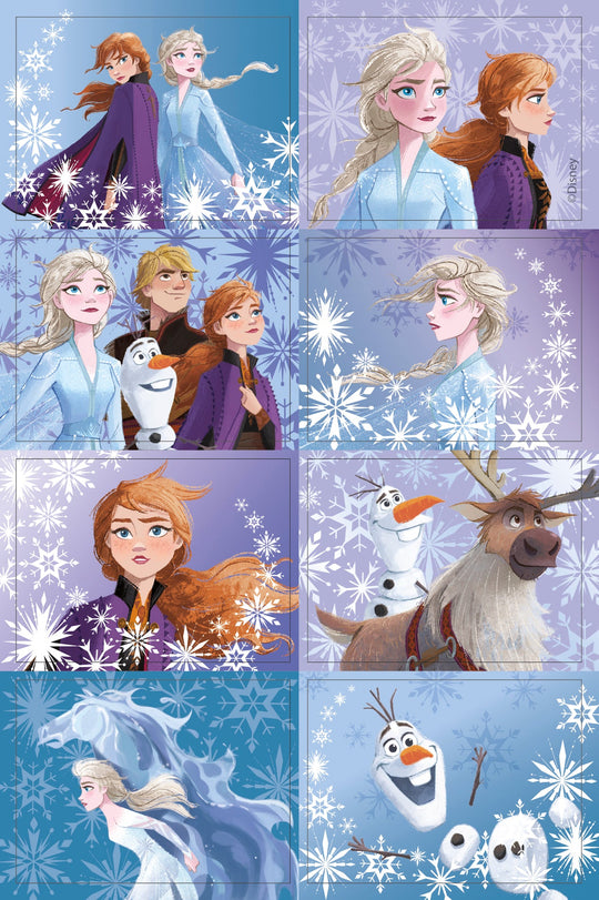 Anniversaire Inoubliable avec Pack de 24 Autocollants Frozen, Installation Facile & Fun