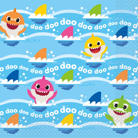 Ultimate Baby Shark Party Solution: 81-Piece Bundle for 8 Guests - All You Need