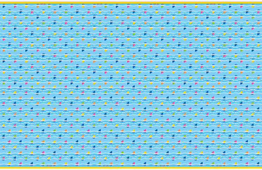 Underwater Adventure Baby Shark Tablecover – Dive into Party Fun!