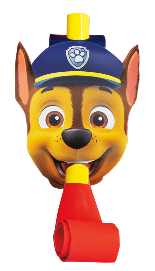 Affordable Paw Patrol Themed Party Blowouts, Pack of 8 - Effortless Setup Fun!