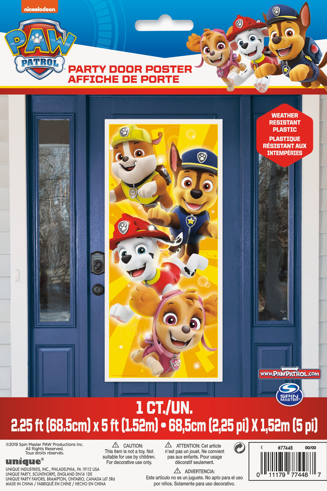 Adventure Awaits with Paw Patrol Door Poster - Join the Mission!