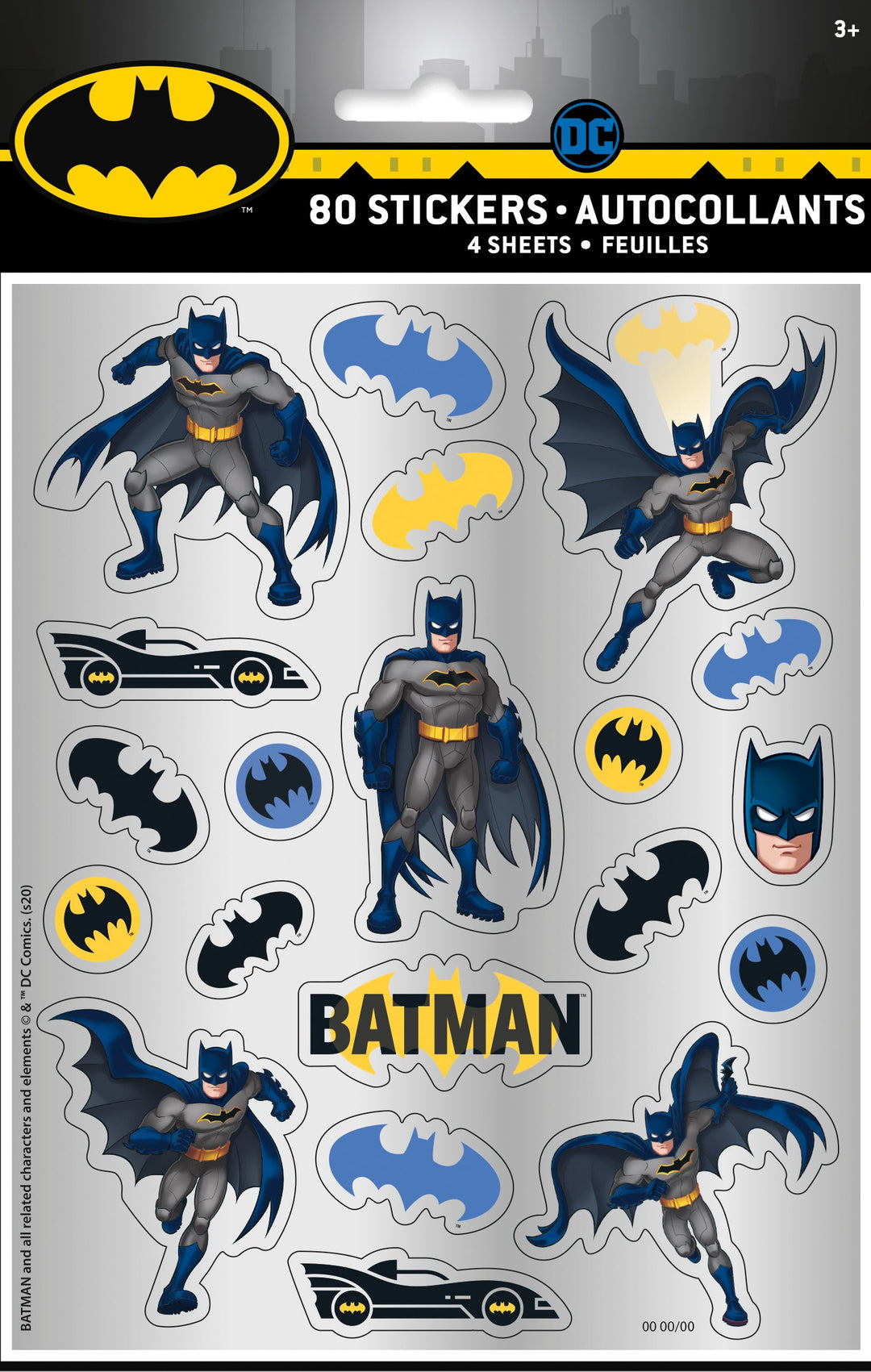 Festin Bat-tastique: 100 Autocollants Batman Uniques pour un Plaisir Sans Fin!