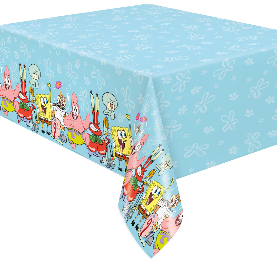 Spongebob Party Bundle: Plates, Napkins, Tablecloth - Ultimate Fun!