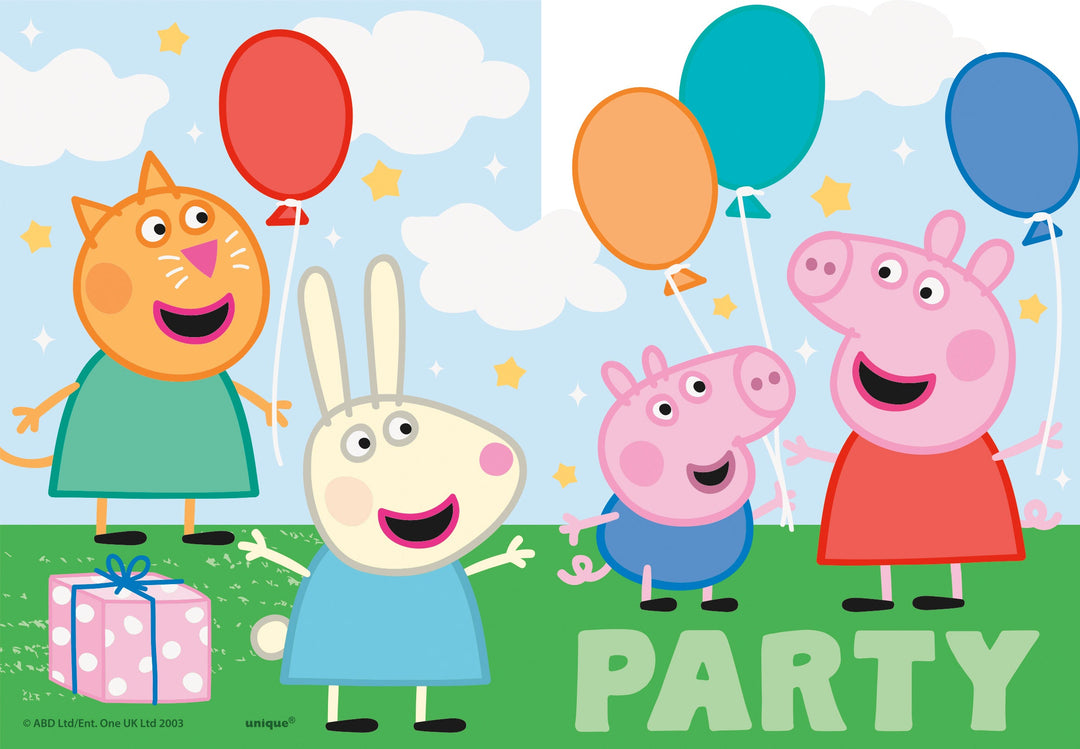 Carte d'invitation Peppa Pig (8)