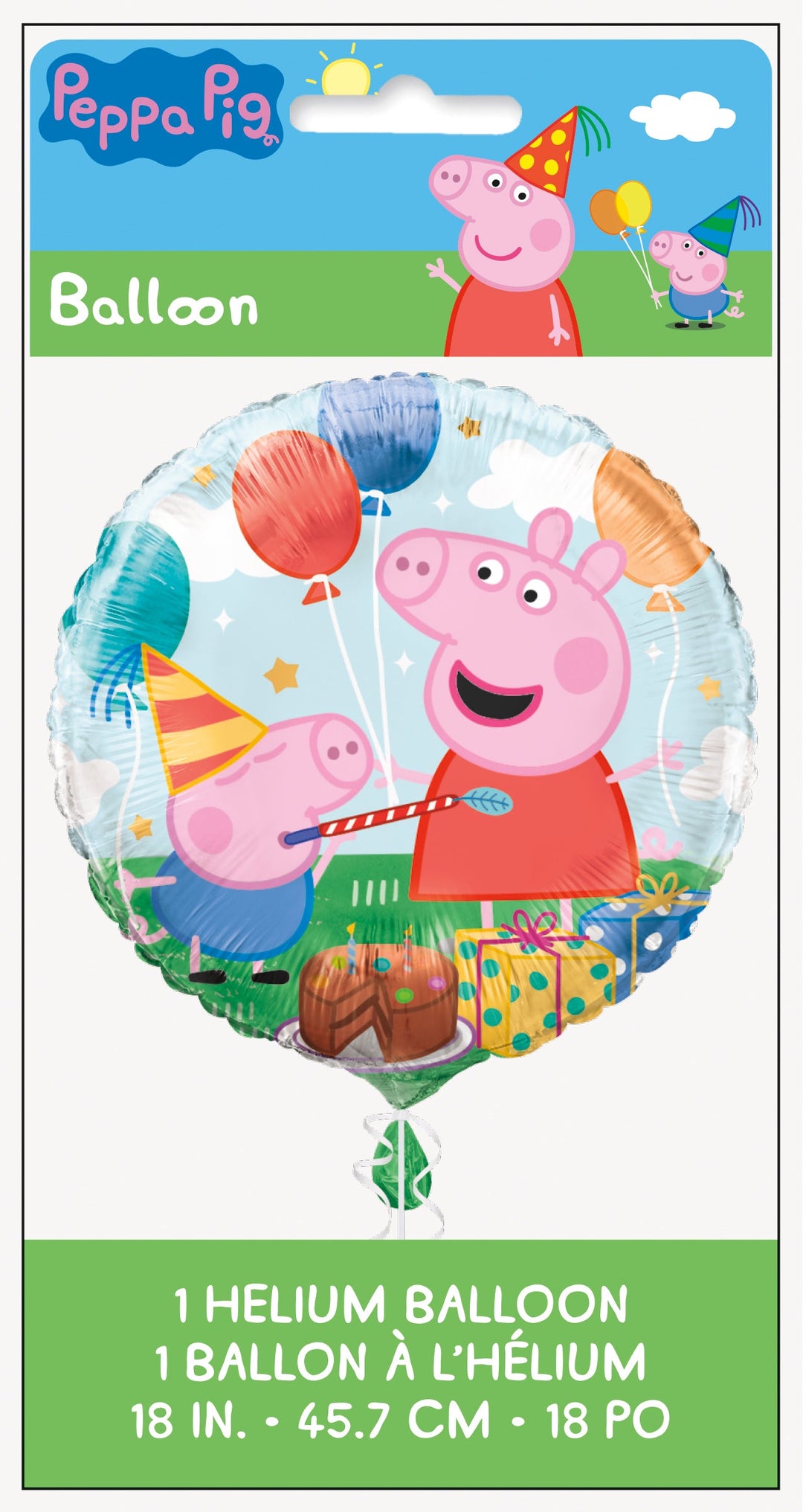 Ballon Mylar Peppa Pig - Idéal pour Anniversaire & Fêtes, Flotte Plus Longtemps