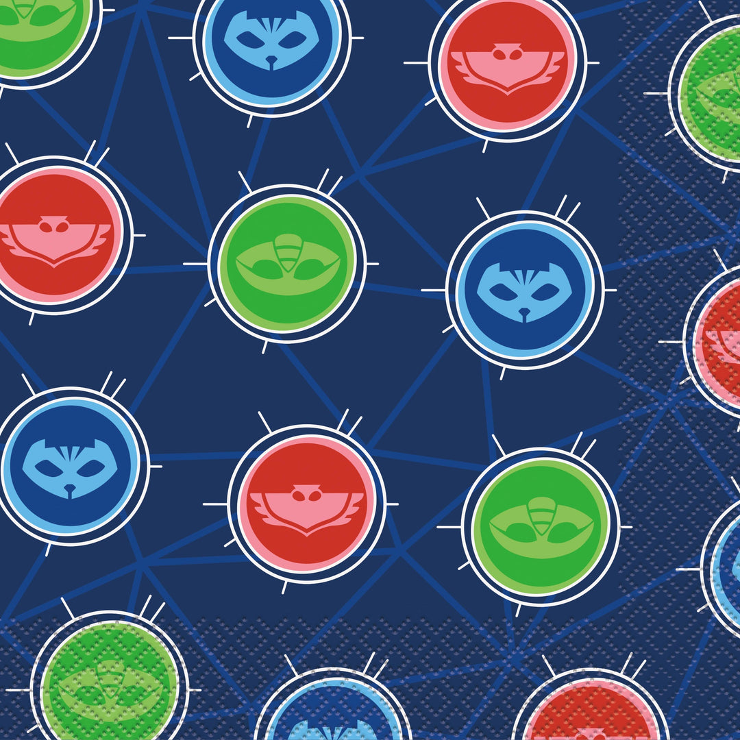 Join the Adventure with PJ Masks Lunch Napkins - Defending the Night!