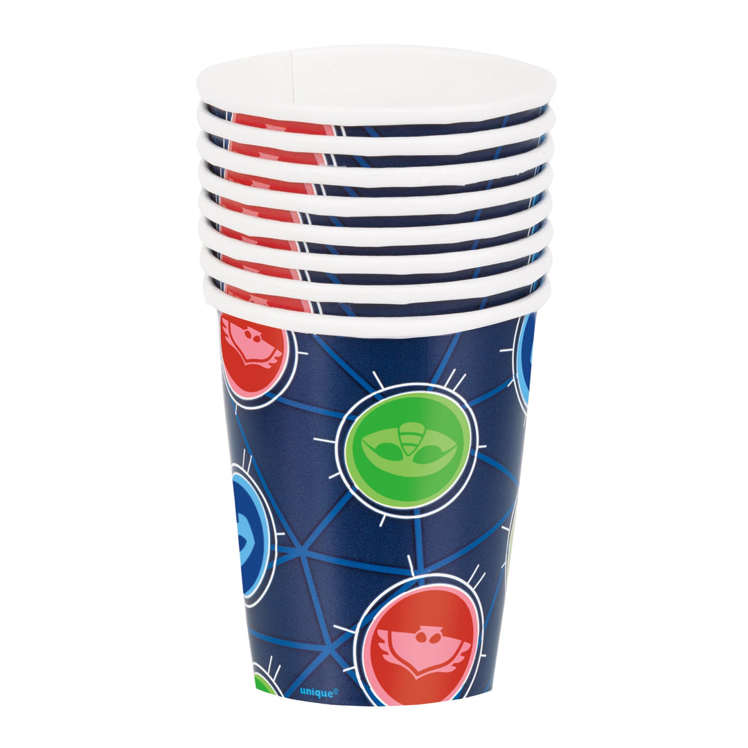 PJ Masks Paper Cup (8) - Join the Nighttime Heroes for an Epic Adventure!