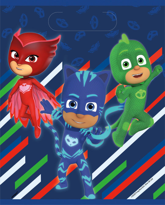 PJ Masks Loot Bags, 8ct - Perfect for Action-Packed Superhero Parties!