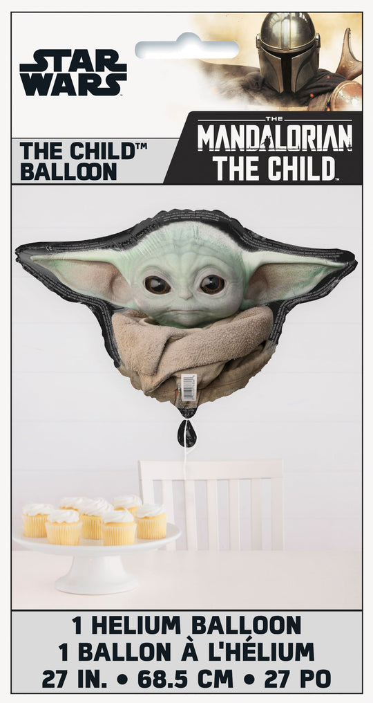 Ballon Mylar Mandalorian Abordable: Parfait pour la Fête d'Anniversaire des Fans de Star Wars!