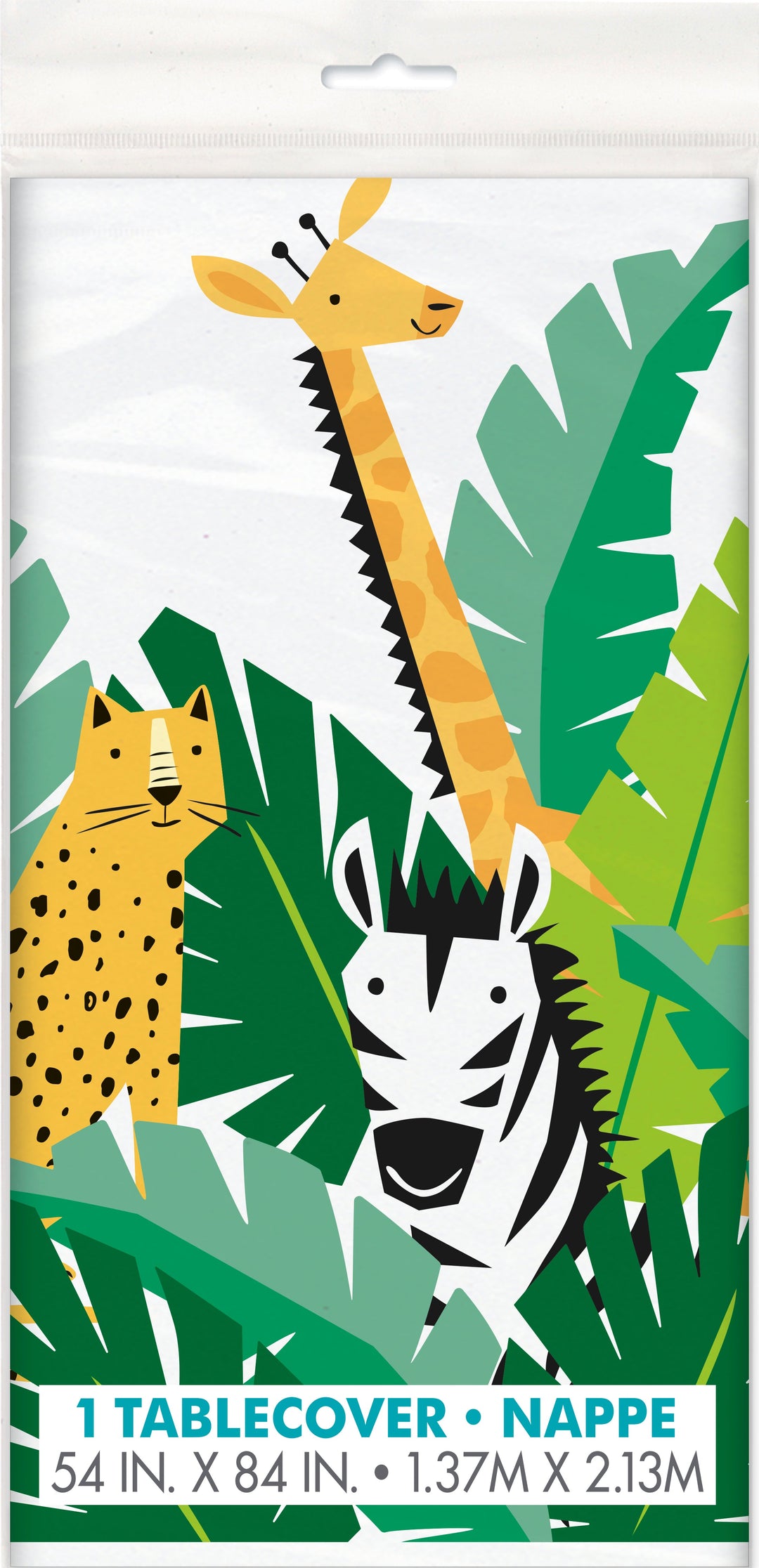 Safari Adventure Tablecover - Dive into the Wild from Your Party Table!