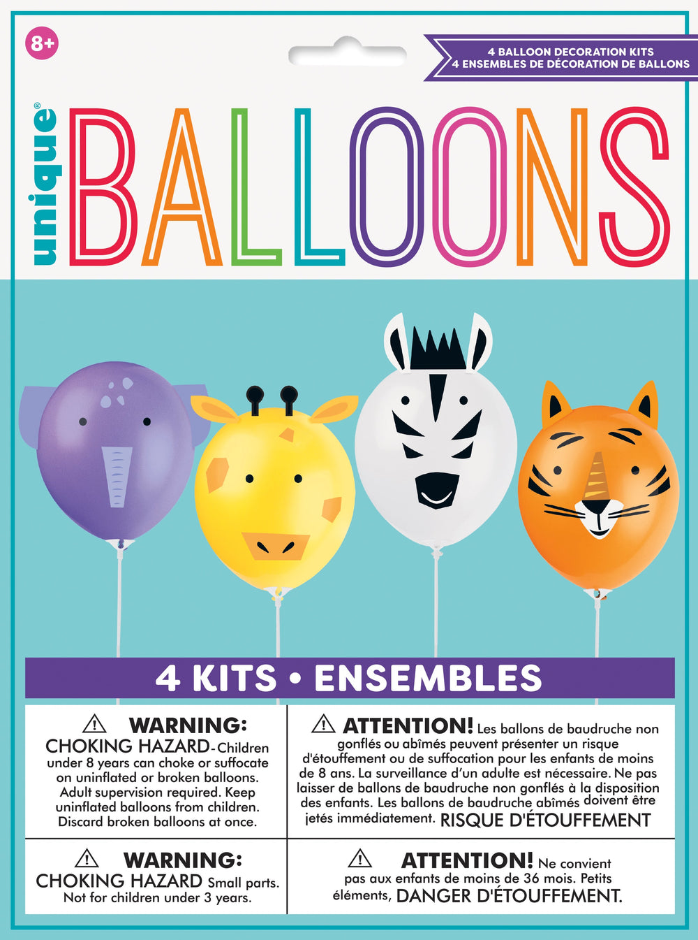“Safari Balloon Decoration Kit - 4 Pack Party Supplies for Birthdays, Anniversaries & Baptisms - Easy Setup & Coordinated Themes at Affordable Prices, Perfect for Unisex Celebrations!”