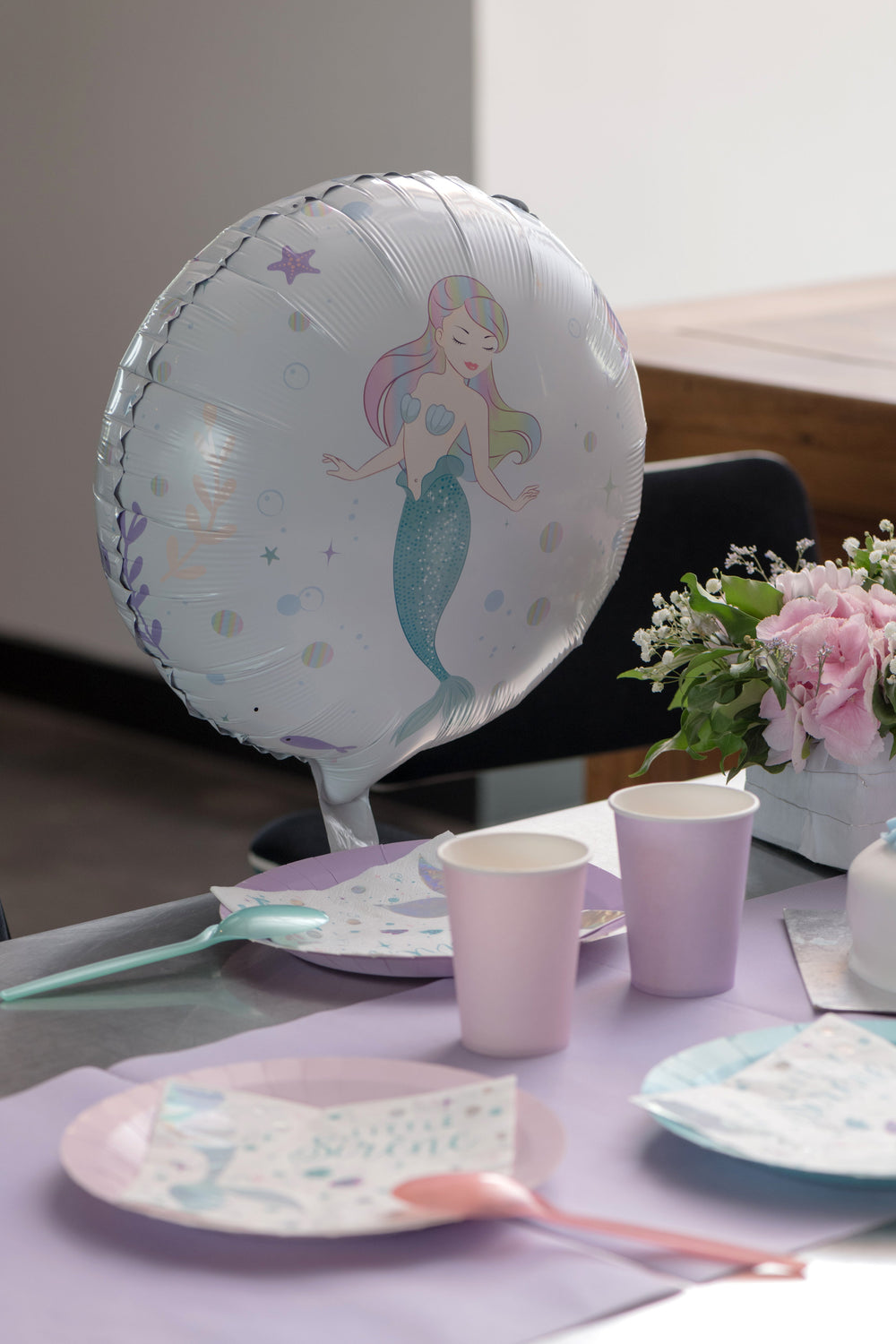 Mermaid Magic Foil Balloon - Creates Enchanting Decor for All Parties, Floats Longer!