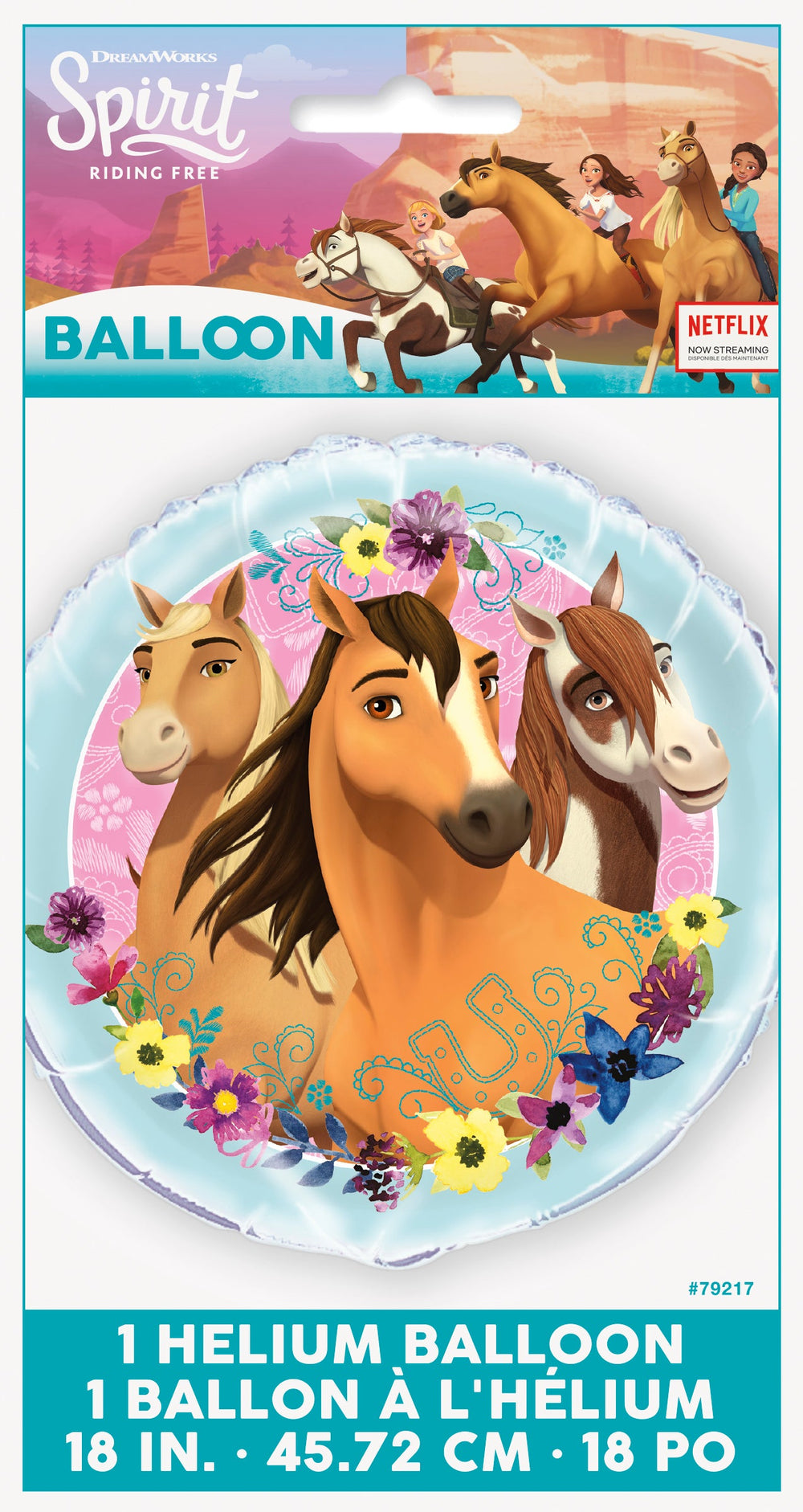 Spirit Riding Free Foil Balloon - Anniversary & Birthday Party Perfection with Extended Float Time!