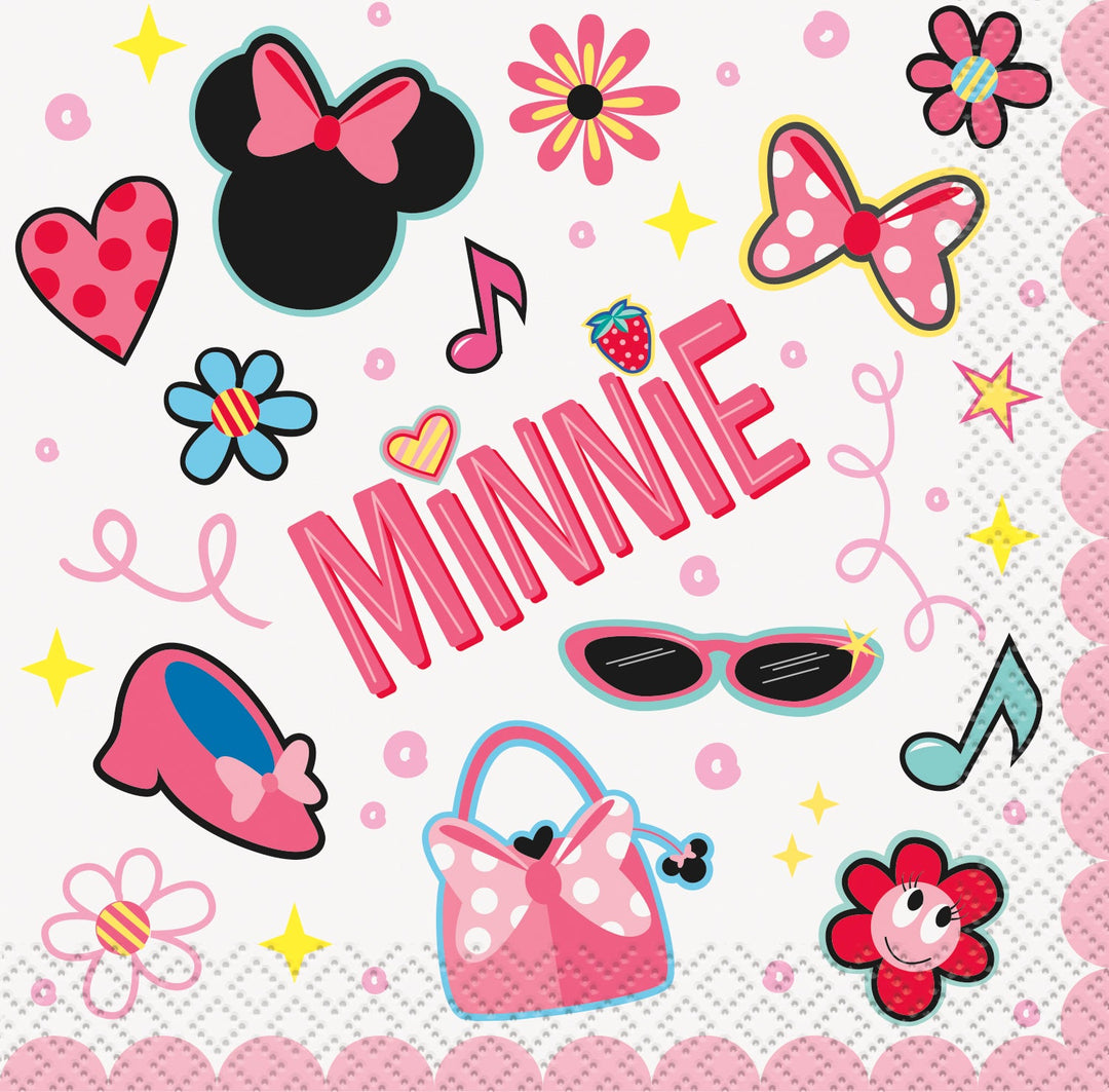 Pack Minnie Mouse: Tout-en-un pour Fête, Licencié Officiel pour Anniversaires