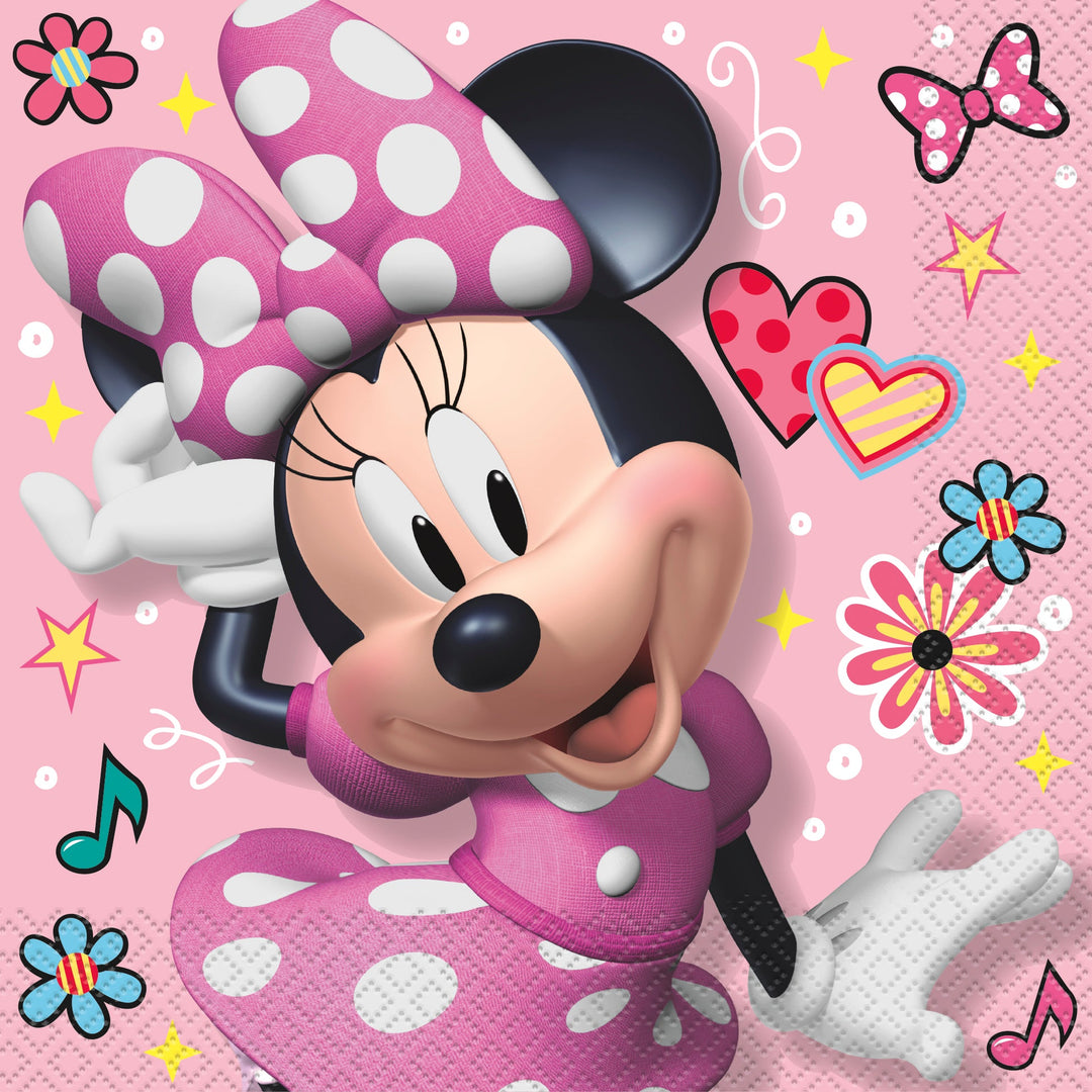 Minnie Mouse Prêt-à-fêter: Assiettes, Serviettes, Nappe - Kit Anniversaire Enfant Ultimes