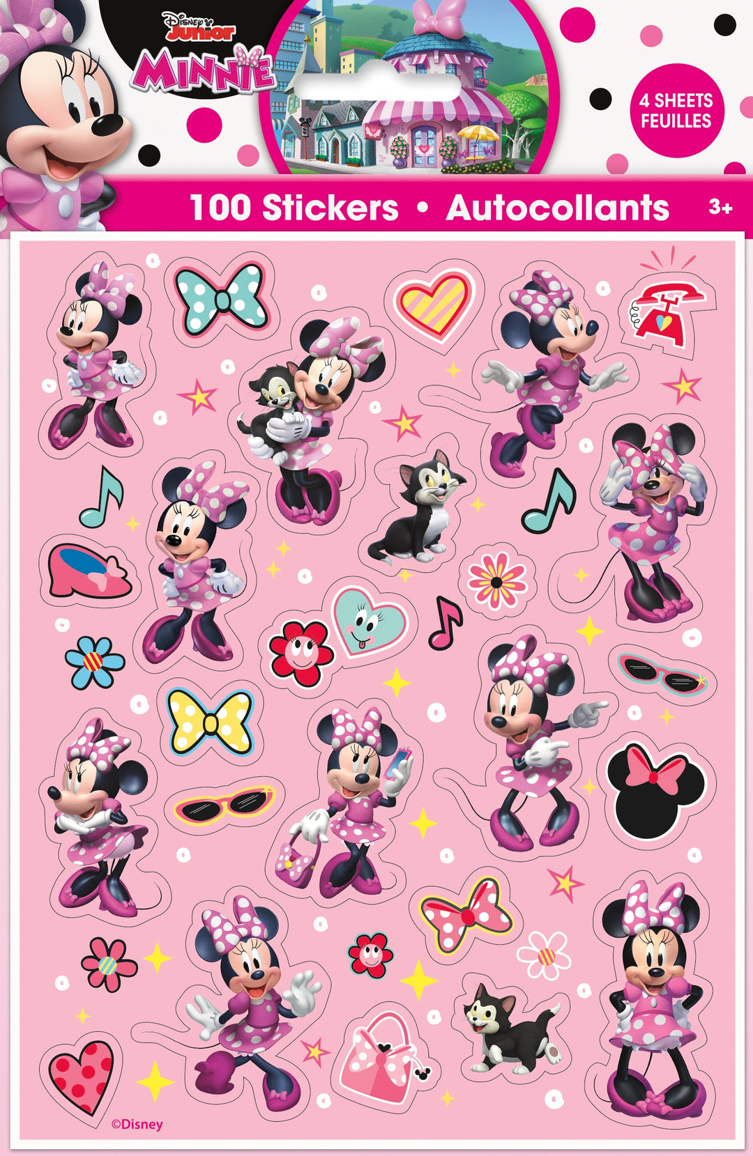 Minnie Mouse Party Supplies Bundle: Fun Tattoos & Stickers for Joyful Celebrations!