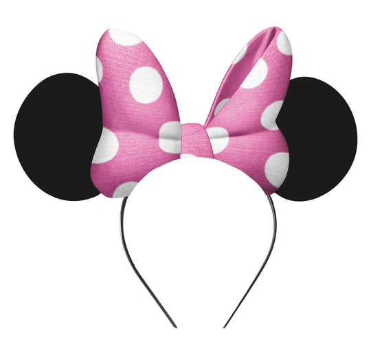 Minnie Mouse Paper Ears (Pack of 4) - Easy Set-Up, Party Perfection at Low Cost