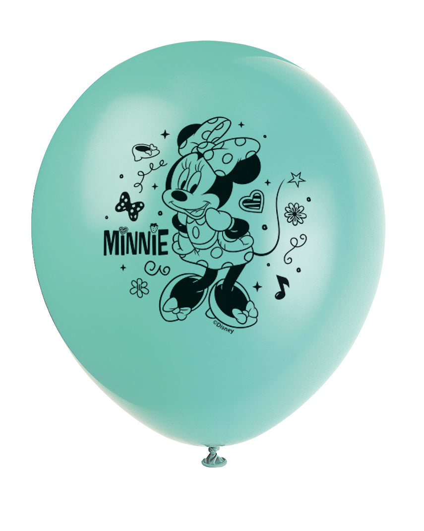 Minnie Mouse Latex Balloons (8) - Sweeten Your Party with Minnie Magic!