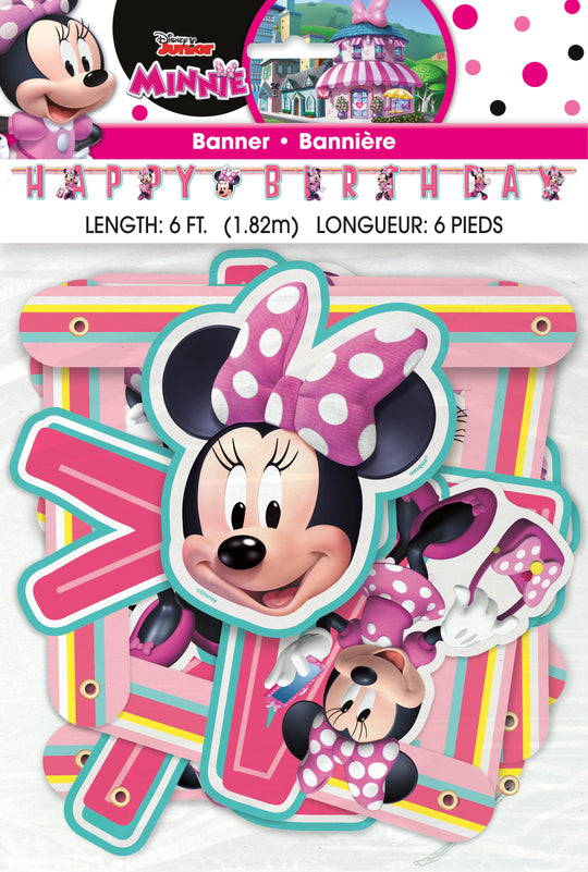 Minnie Mouse Magique : Transformez votre fête avec cette banderole réutilisable !