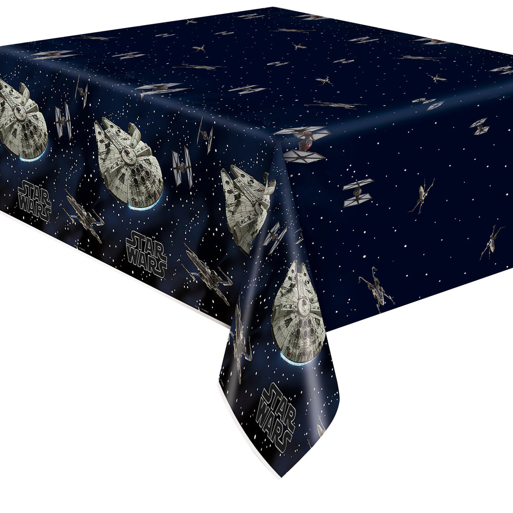 Affordable Classic Star Wars Tablecloth - Enhance Your Birthday with Easy Setup!