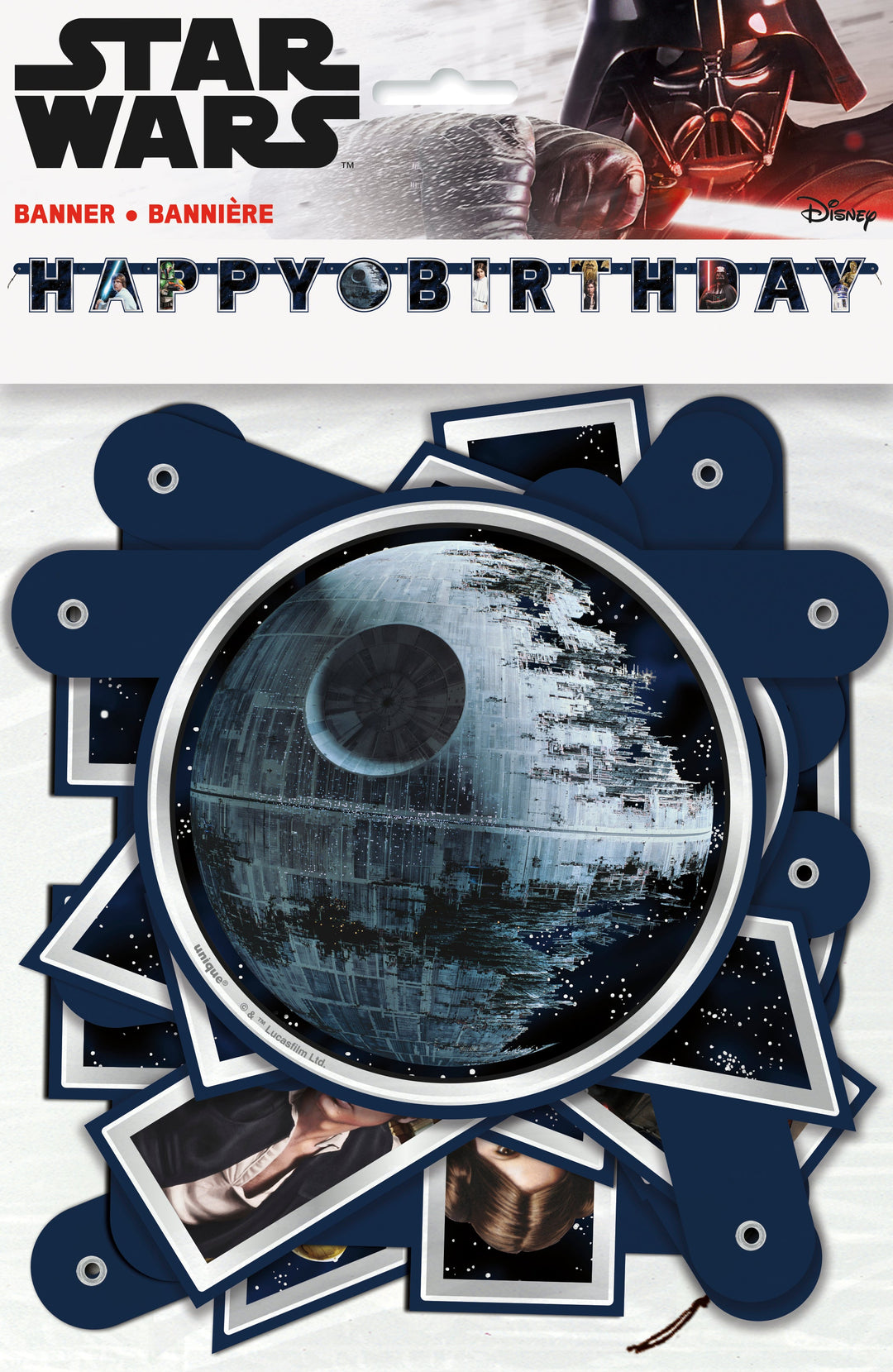 Star Wars Classic Party Banner - Easy Setup for Fun & Adventurous Galactic Celebration!