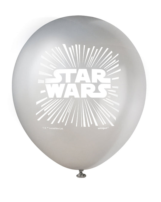 Classic Star Wars Galaxy Balloons: Unleash the Force at Your Party! (Pack of 8)