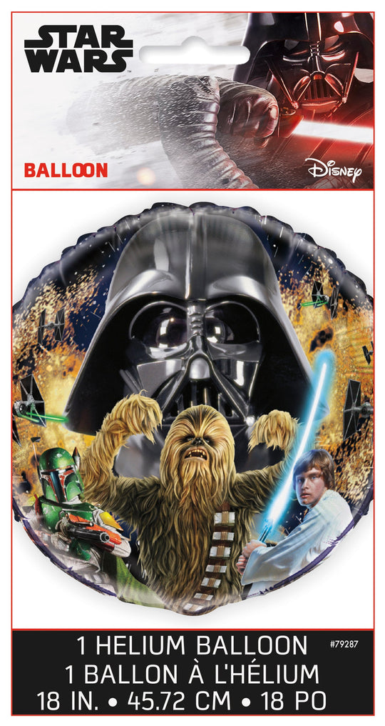 Classic Star Wars Foil Balloon – Supreme party decor, superior float, self-seals!