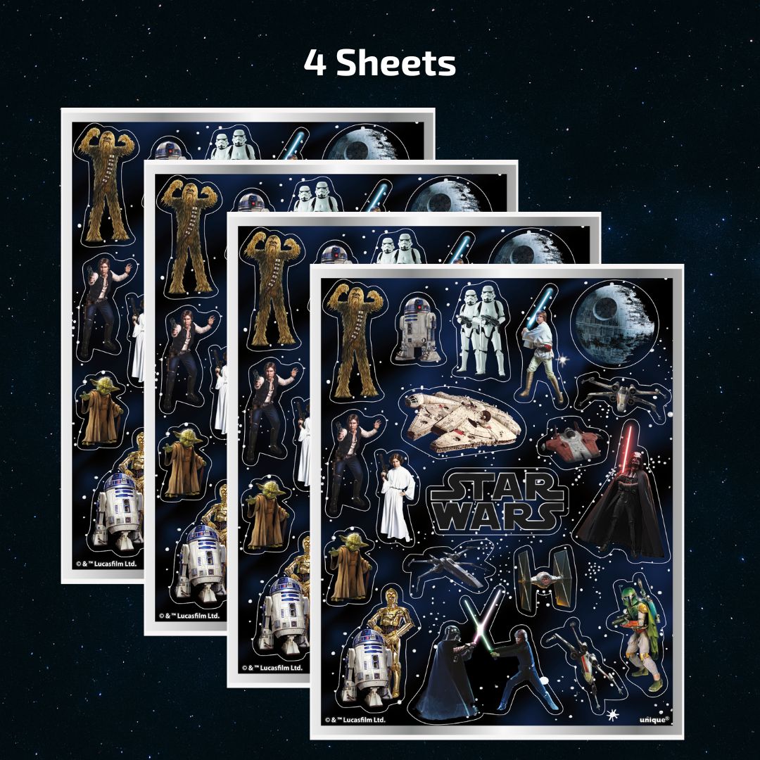 Mandalorian Party Bundle: Tablecloths & Stickers – Effortless Fun!