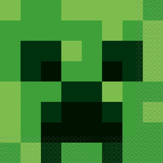 Minecraft Party Bundle: Plates, Napkins, Tablecloth - Ultimate Fun!