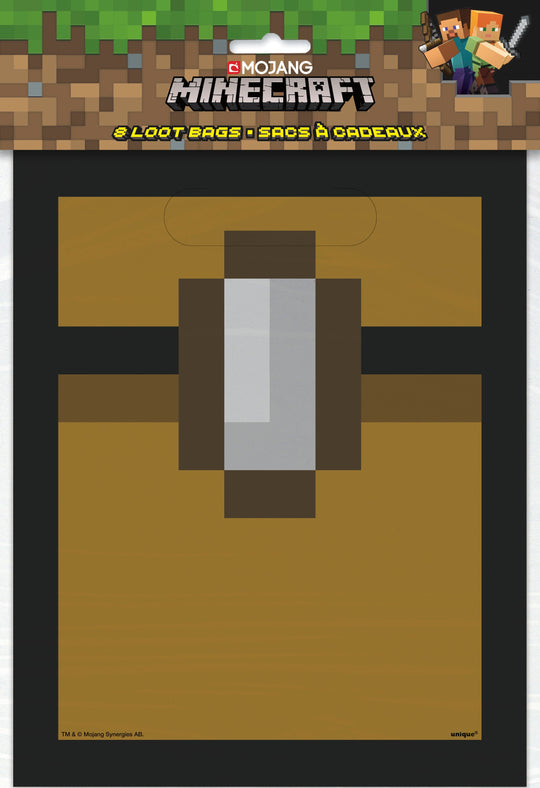 Minecraft Party Bundle: Stickers & Loot Bags - Ultimate Joy!