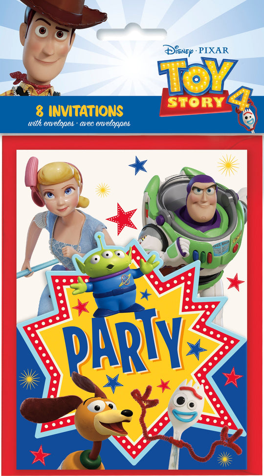 Carte d'invitation Histoire de jouets